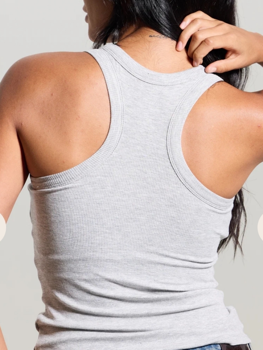 Ribbed Scoop Racerback Brami - Picture 3 of 7